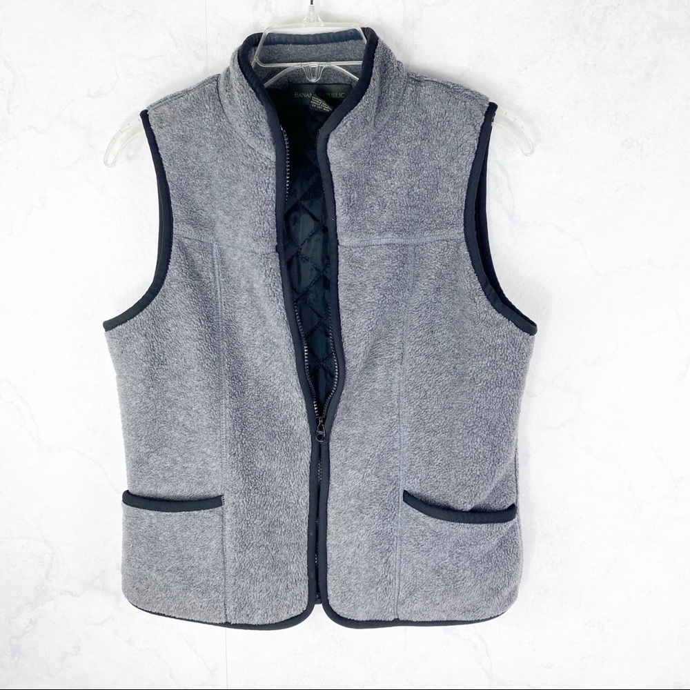 [BR] Classic Gray  Zip Up Vest Jacket